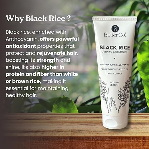 ButterCo  Rice Water Conditioner – Smooth, Hydrate & Tame Frizz for Men & Women